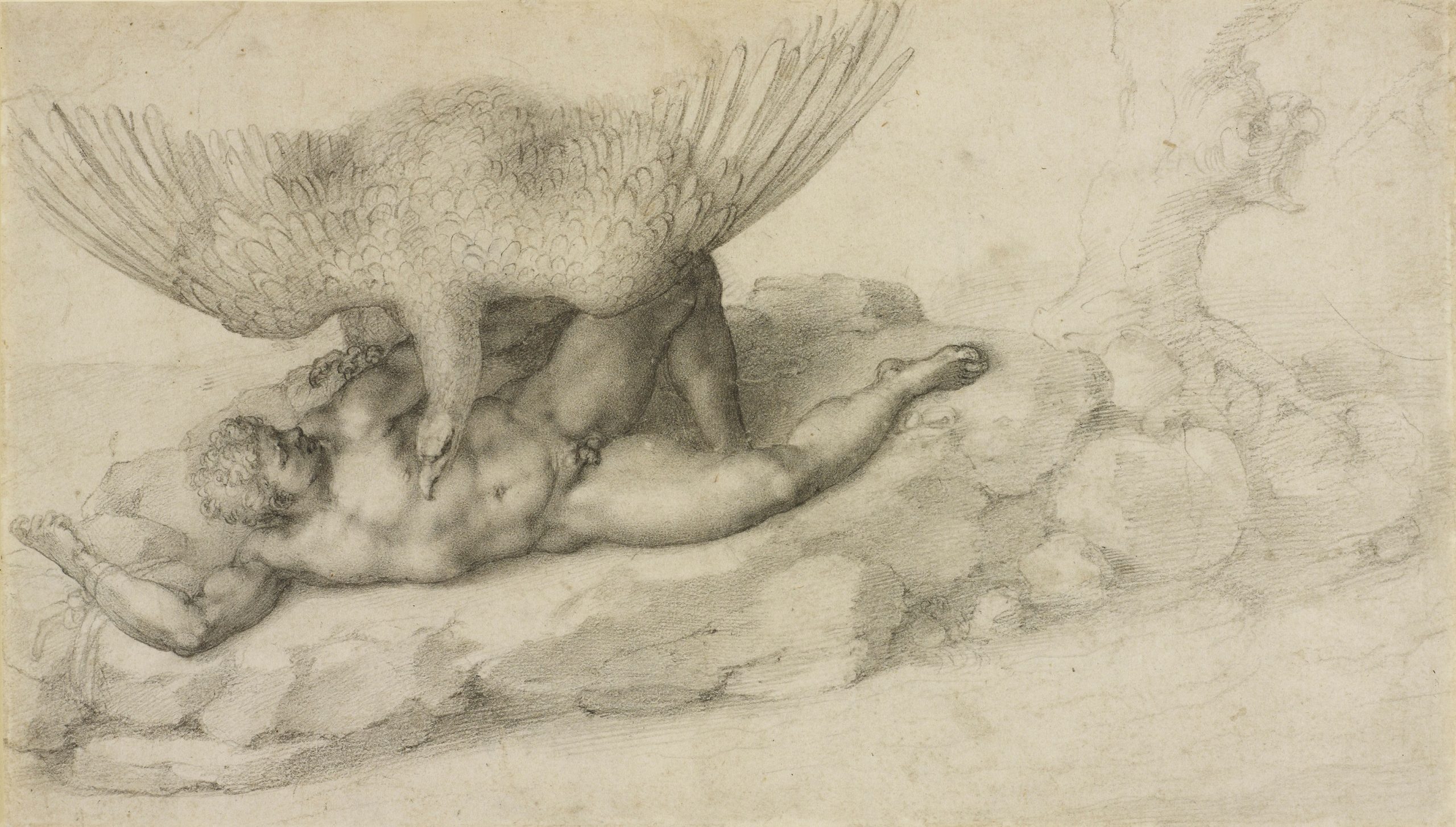 El castigo de Ticio de Michelangelo, 1532
